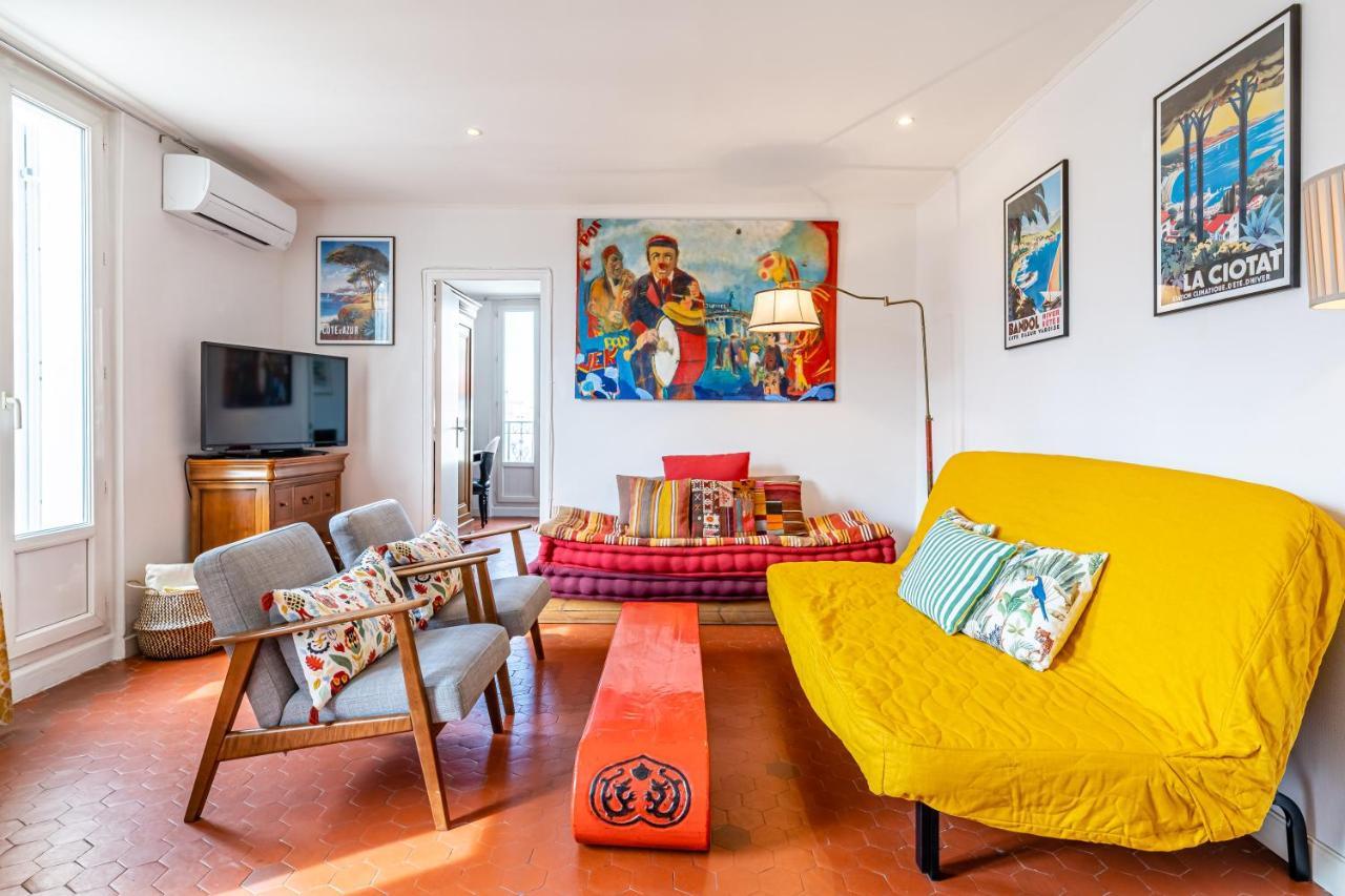 Апартаменты Balcon Filant, Vue 180, Store, Netflix, Clim ,Ascenseur, T2, Acces Avec Code Марсель Экстерьер фото